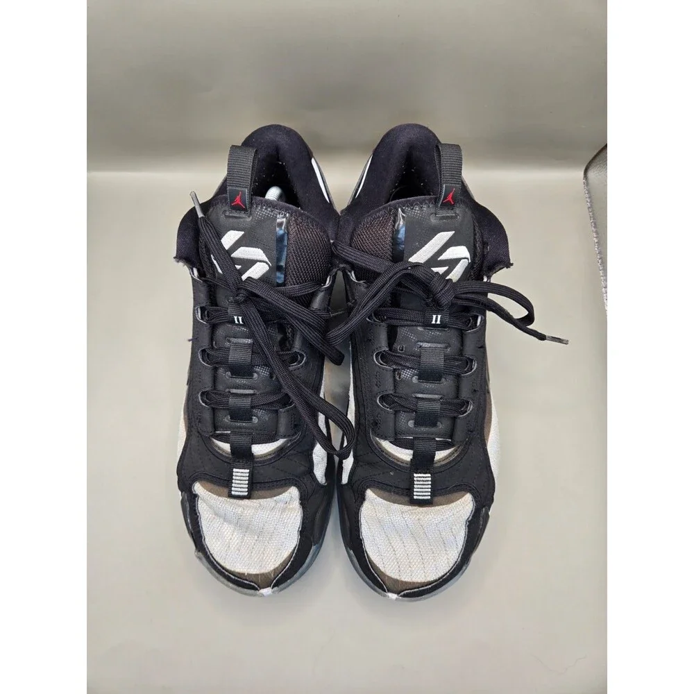 Air Jordan Luka 2 TB Basketball Shoes Mens 12 Black White Athletic Court Sneaker